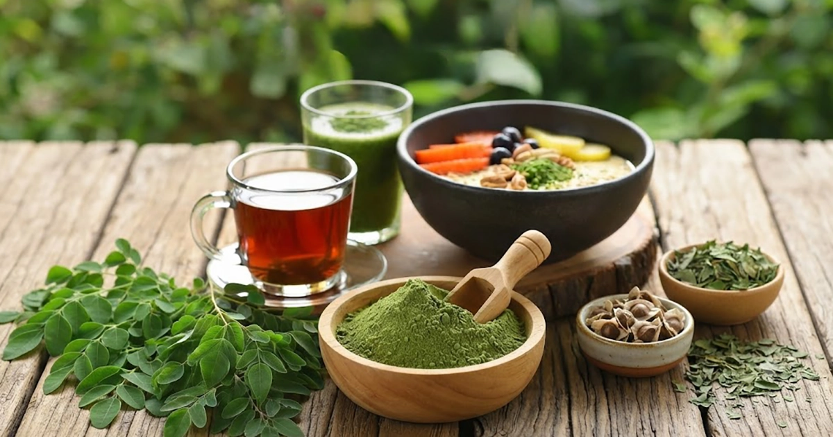 رژیم روزانه با پودر مورینگا