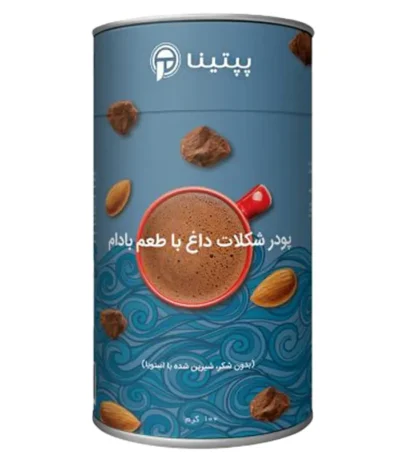 شکلات داغ بادام پپتینا‍ قوطی 100 گرمی