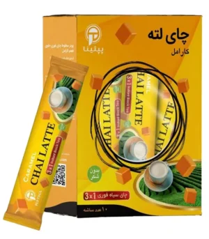 چای لته کارامل پپتینا بسته 10 عددی