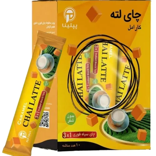 چای لته کارامل پپتینا بسته 10 عددی