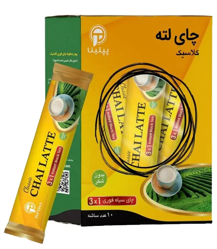 classic-latte-tea-10sachets چای لته کلاسیک پپتینا بسته 10 عددی