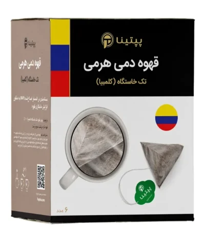 قهوه تک خاستگاه کلمبیا پپتینا بسته 6 عددی