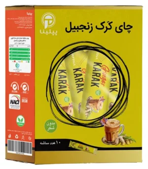 چای کرک زنجبیل پپتینا بسته 10 عددی
