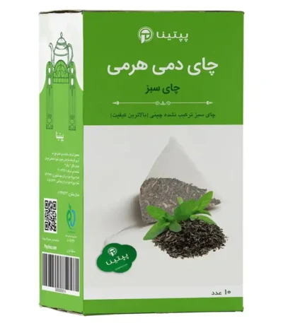 چای سبز خارجی پپتینا بسته 10 عددی