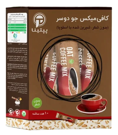 کافی میکس جو دوسر پپتینا بسته 10 عددی