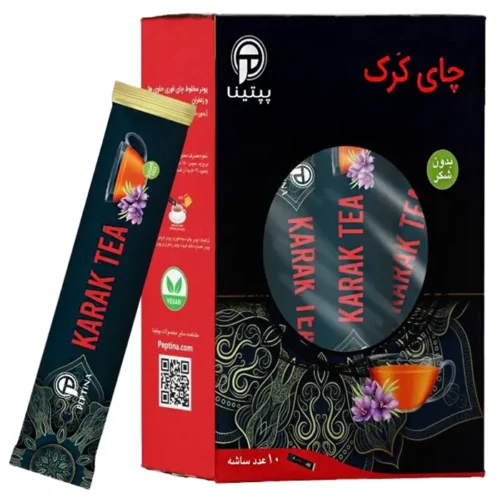 چای کرک زعفرانی پپتینا بسته 10 عددی
