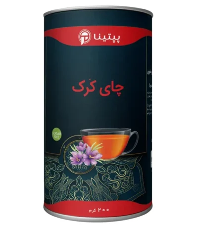چای کرک زعفرانی پپتینا‍ قوطی 200 گرمی