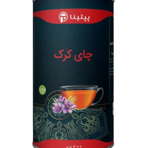 چای کرک زعفرانی پپتینا‍ قوطی 200 گرمی