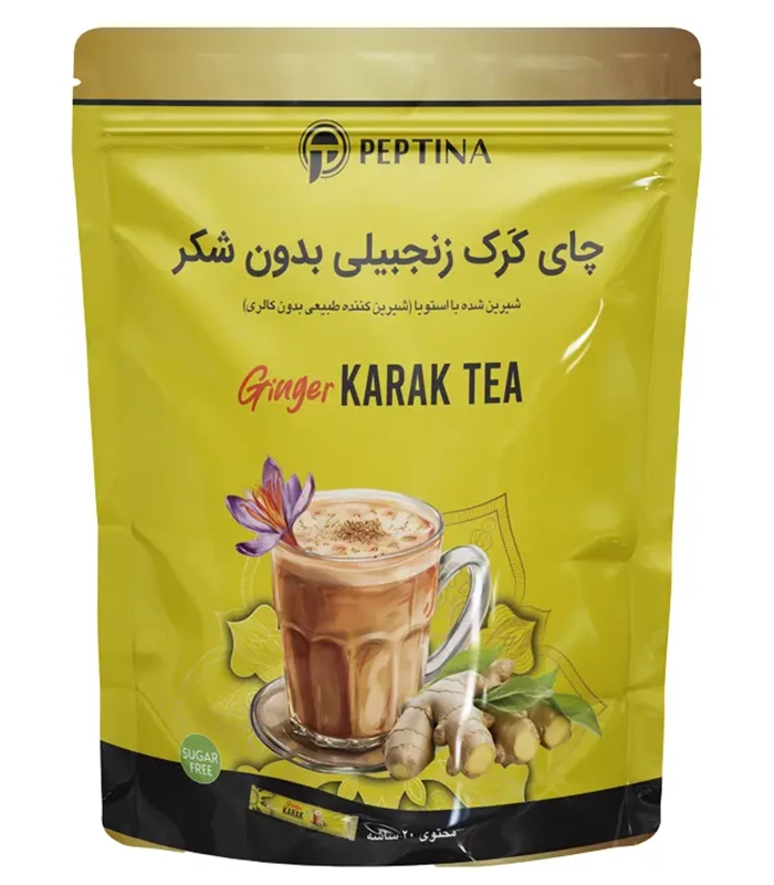 peptina-ginger-karak-20sachets چای کرک زنجبیل پپتینا بسته 20 عددی