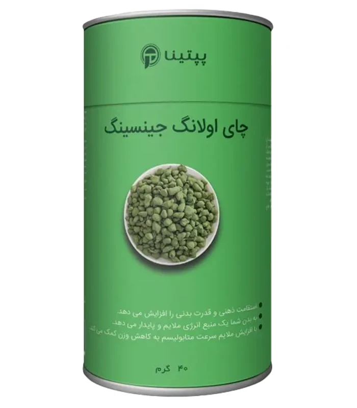 چای اولانگ جینسینگ پپتینا‍ قوطی 40 گرمی