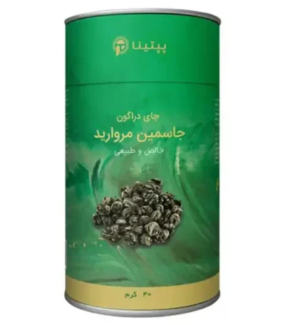 چای جاسمین مروارید پپتینا‍ قوطی 40 گرمی