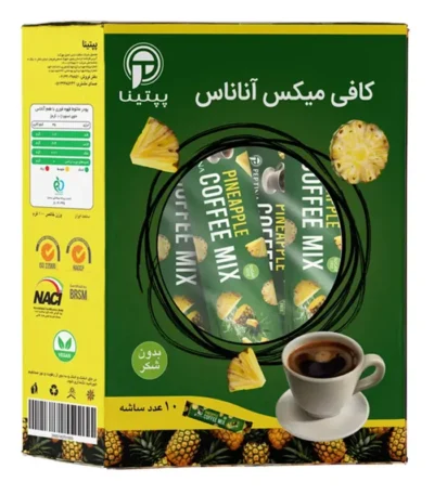 کافی میکس آناناس پپتینا بسته 10 عددی