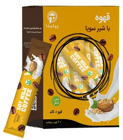 کافی میکس سویا پپتینا بسته 10 عددی