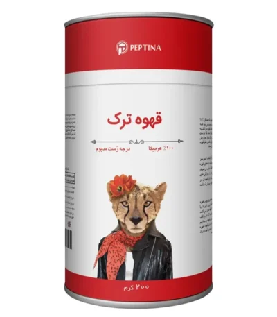 قهوه ترک بدون کافئین  پپتینا‍ قوطی 100 گرمی