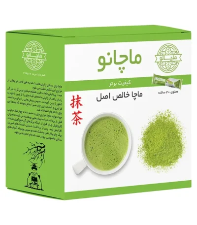 ماچا خالص نرمال ماچانو بسته 30 عددی