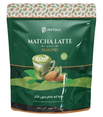 ماچا لته بادام پپتینا بسته 20 عددی