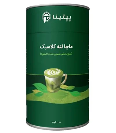 ماچا لته کلاسیک پپتینا‍ قوطی 100 گرمی
