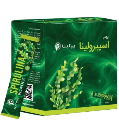 اسپیرولینا سبز پپتینا بسته 30 عددی
