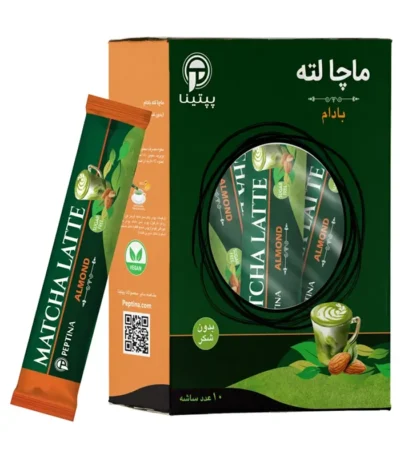 ماچا لته بادام پپتینا بسته 10 عددی