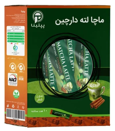 ماچا لته دارچین پپتینا بسته 10 عددی