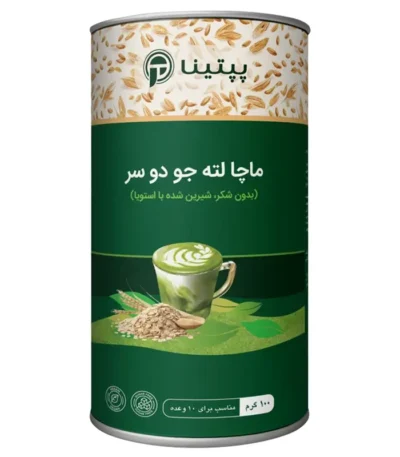 ماچا لته جو دو سر پپتینا‍ قوطی 100 گرمی